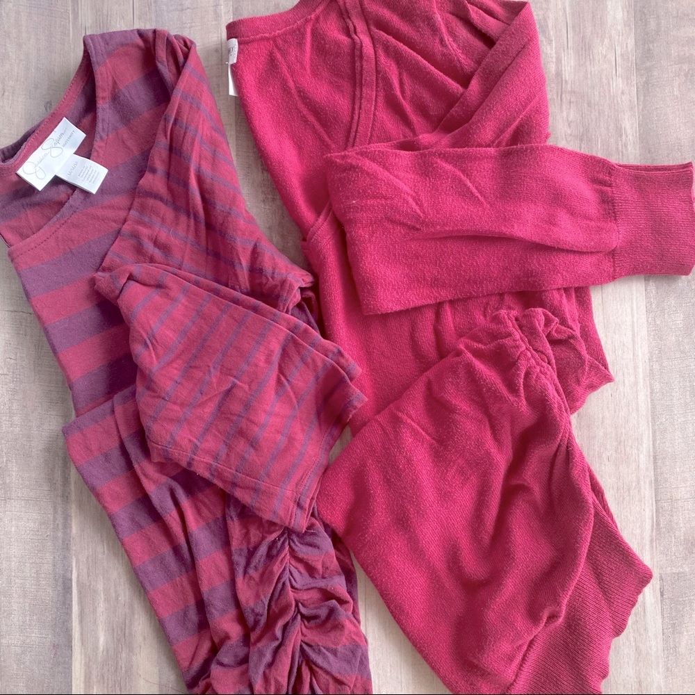 Jessica Simpson Burgundy Maternity Shirt Lot